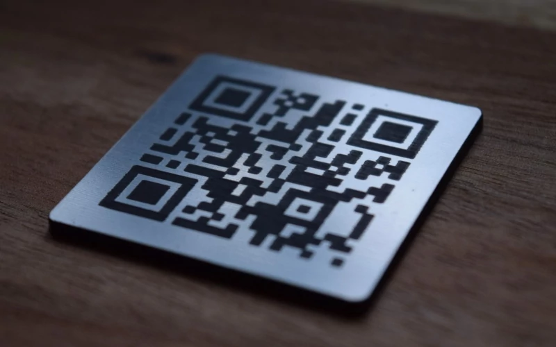 QR Code Edelstahl