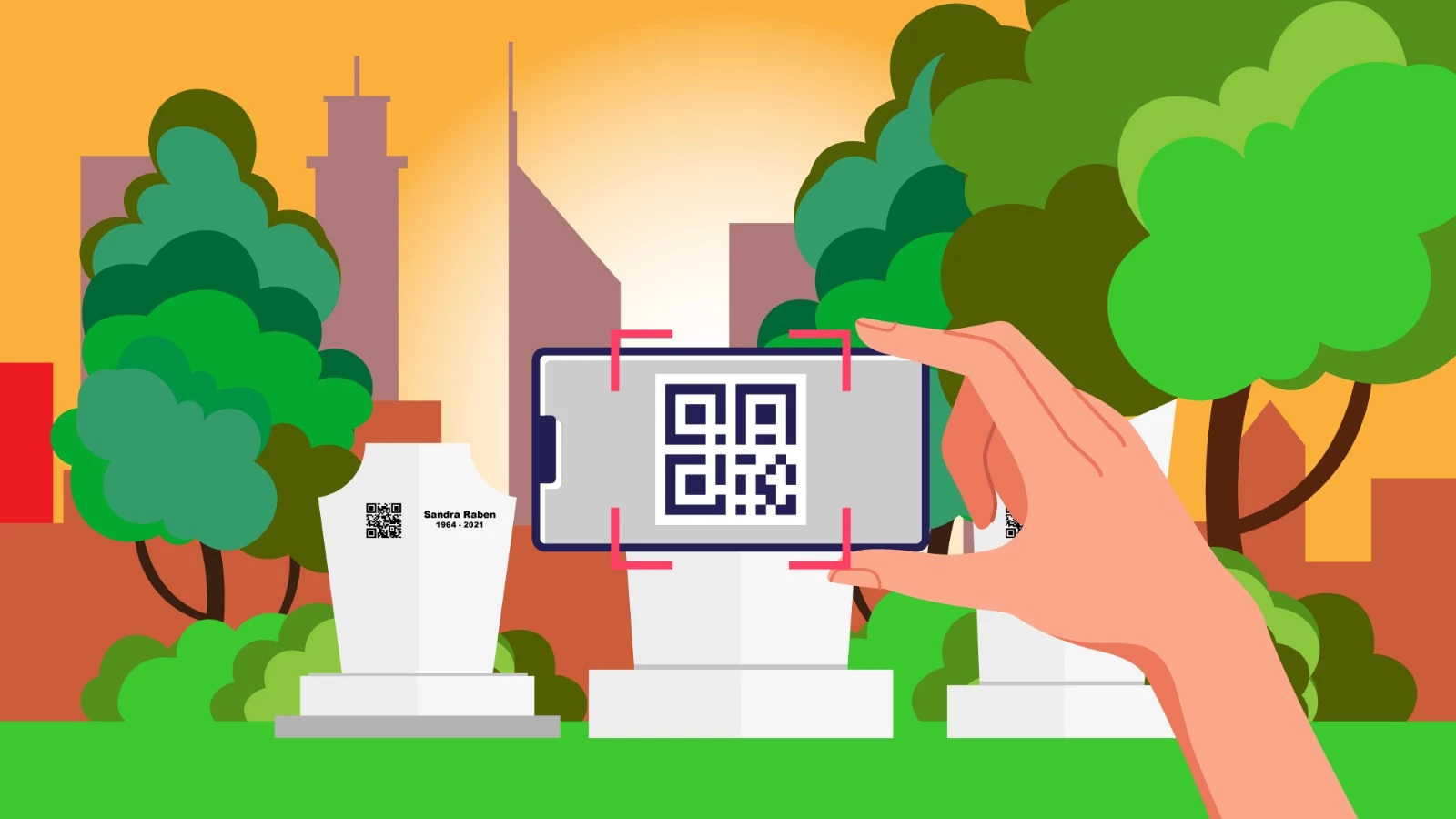 QR Code mit Handy scannen